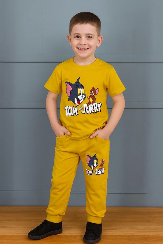 طقم صيفي رووعة من قطعتين قميص وبنطلون