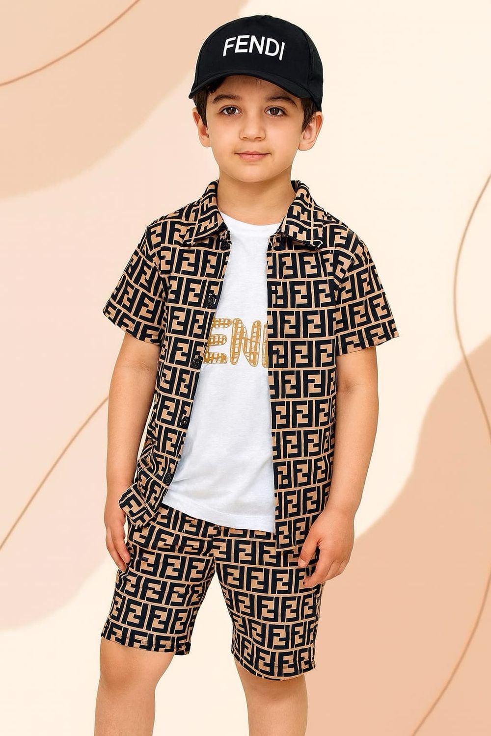 طقم ماركة فندي من ٤ قطع 