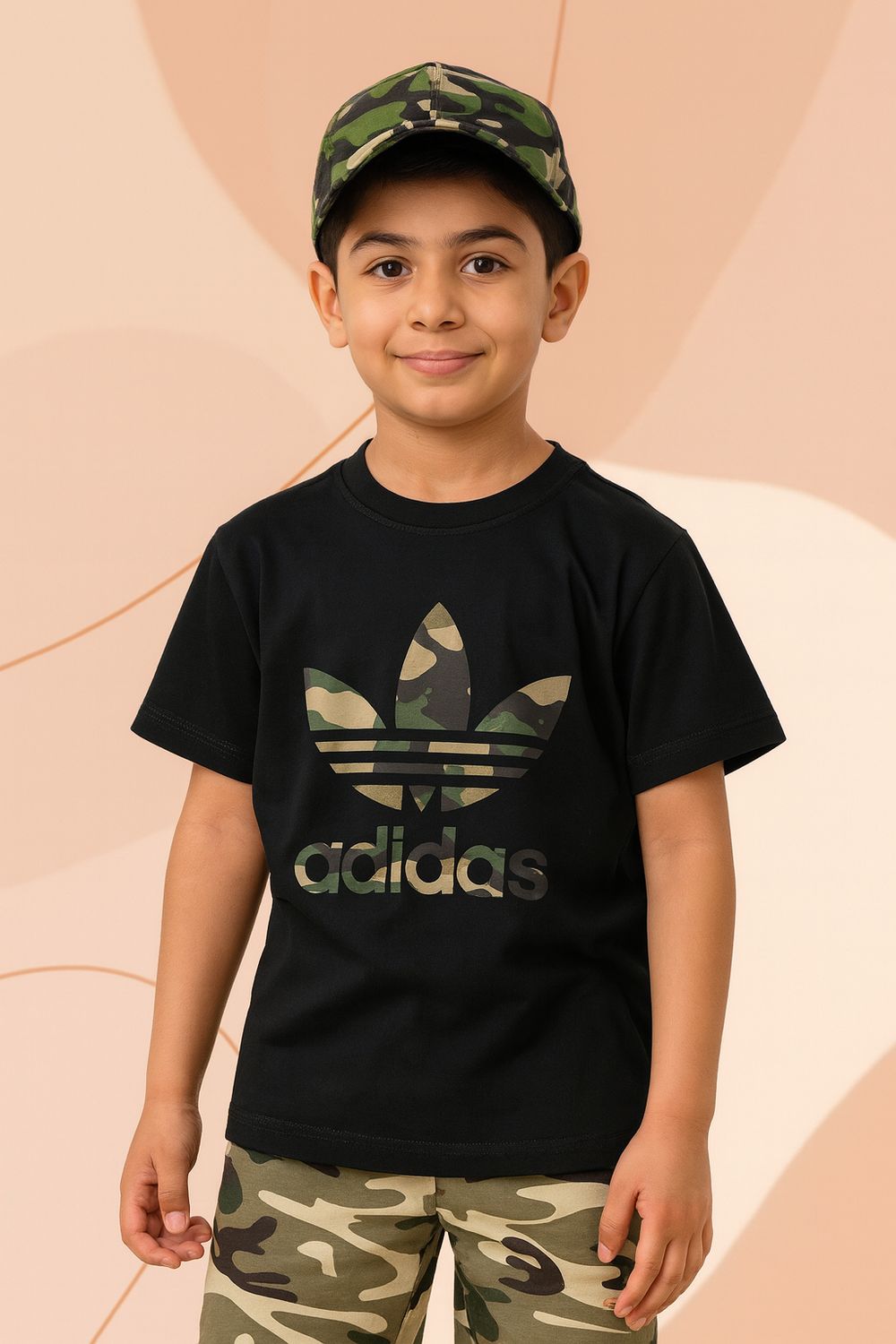 طقم عسكري أولاد من ٣ قطع رووعة 