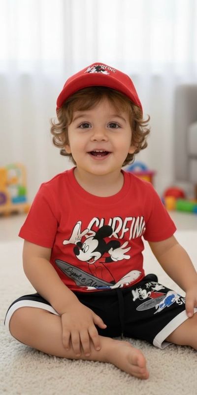 طقم اولاد روعة مع كاب