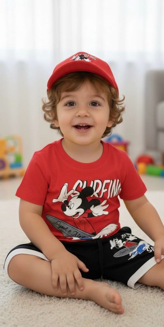 طقم اولاد روعة مع كاب