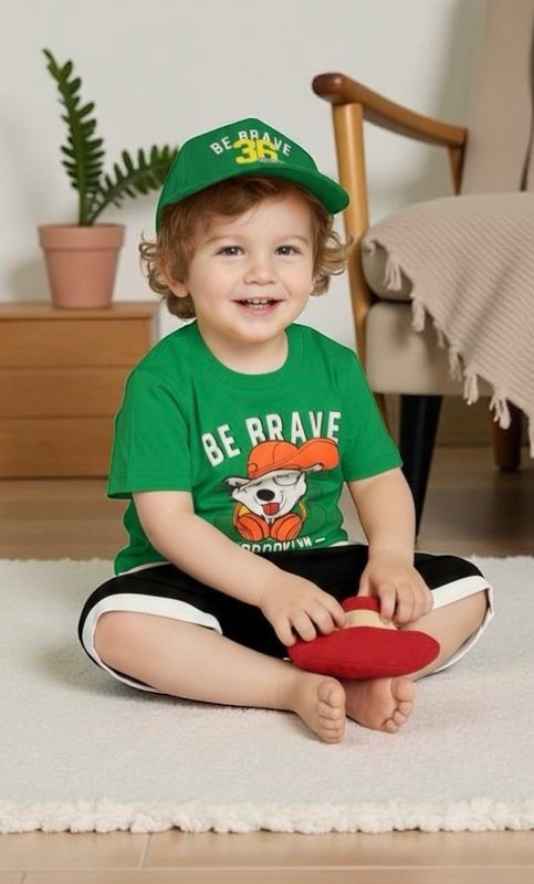 طقم اولاد روعة مع كاب