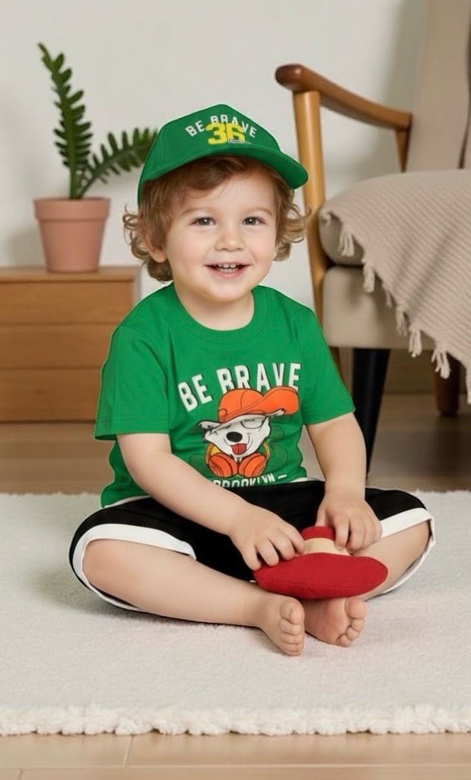 طقم اولاد روعة مع كاب