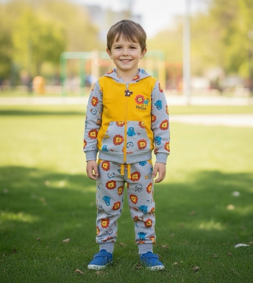 طقم شتوي جاكيت وبنطلون قطن رووعة