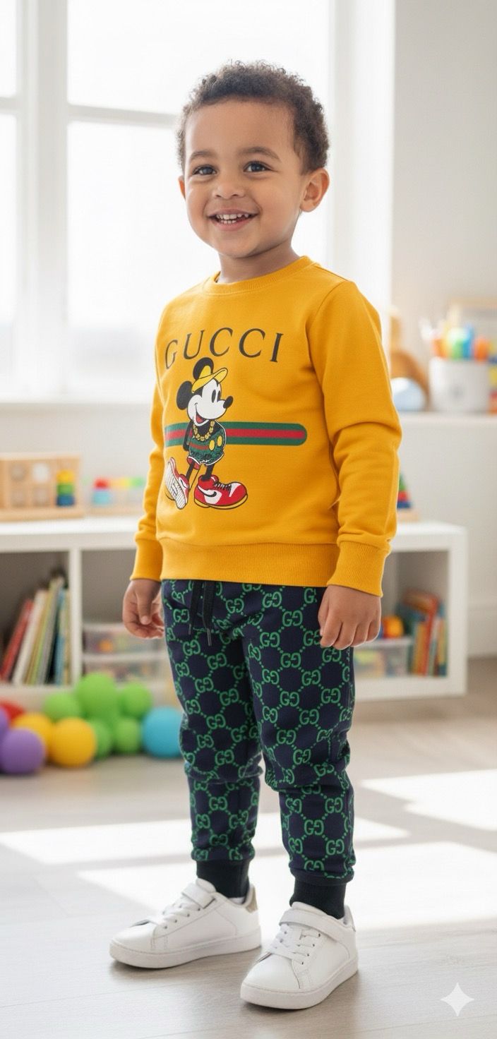 طقم أولاد شتوي روعة من قطعتين