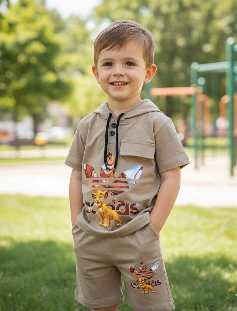 طقم من قطعتين شوت وقميص