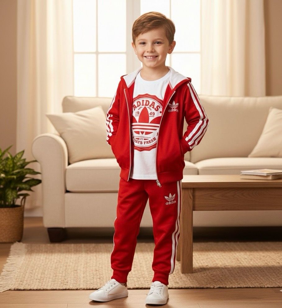 طقم اديداس شتوي روعة من ٣ قطع
