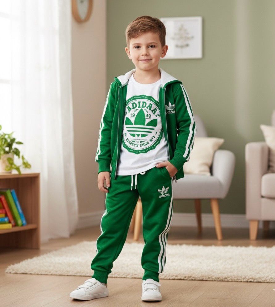 طقم اديداس شتوي روعة من ٣ قطع