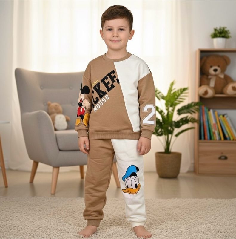 طقم شتوي روعة من قطعتين بنطلون وقميص