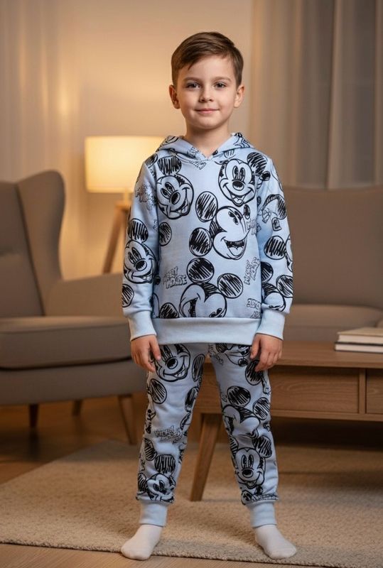 طقم شتوي روعة من ٢ قطع طباعة ديجتل