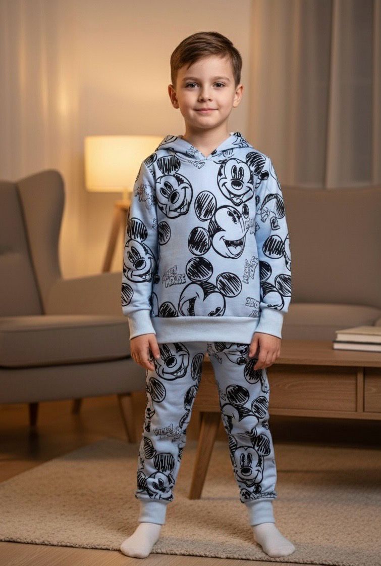 طقم شتوي روعة من ٢ قطع طباعة ديجتل