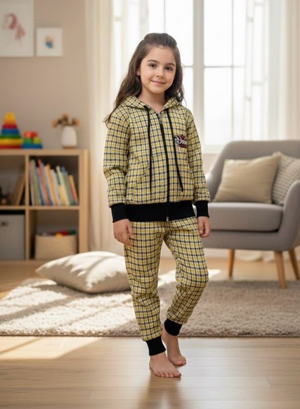 طقم بنات شتوي طباعة ديجتل روعة