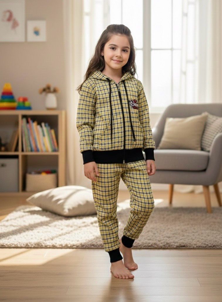 طقم بنات شتوي طباعة ديجتل روعة