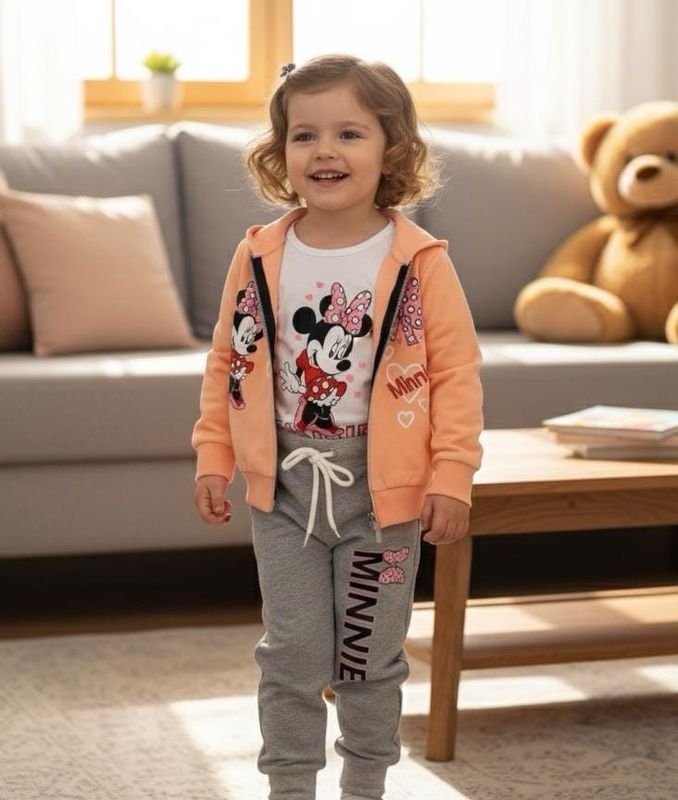 طقم بنات شتوي من ٣ قطع قميص وجاكيت وبنطلون رووعة 🤩