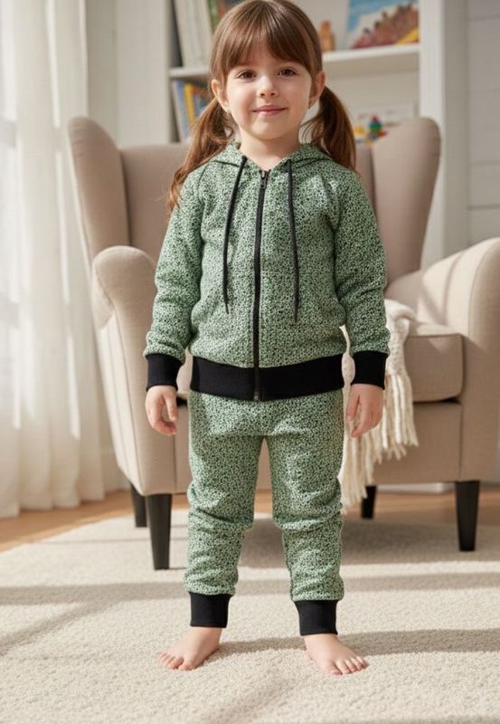 طقم بنات شتوي طباعة ديجتل روعة