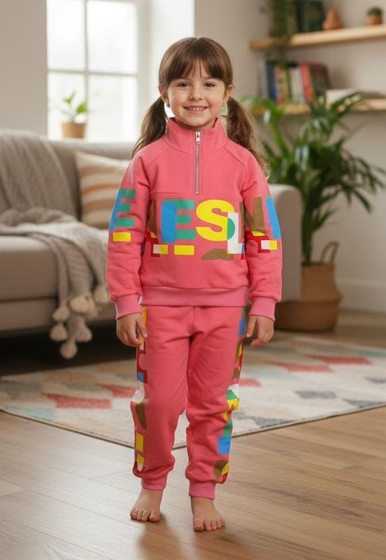 طقم شتوي بنات رووعة من قطعتين قميص وبنطلون