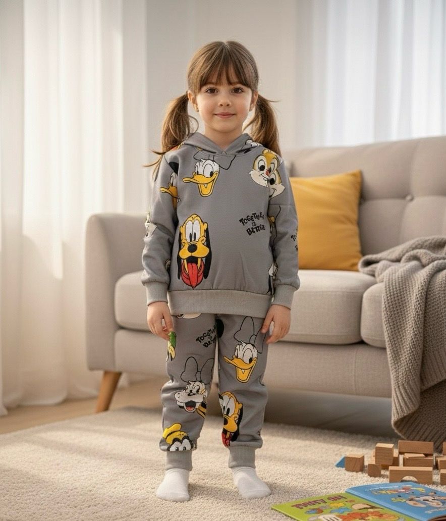 طقم شتوي روعة من ٢ قطع طباعة ديجتل