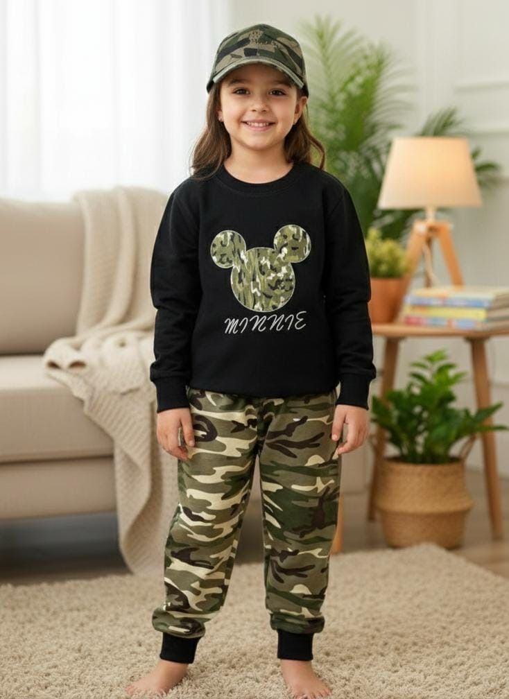 طقم جيشي شتوي مع كاب اختياري