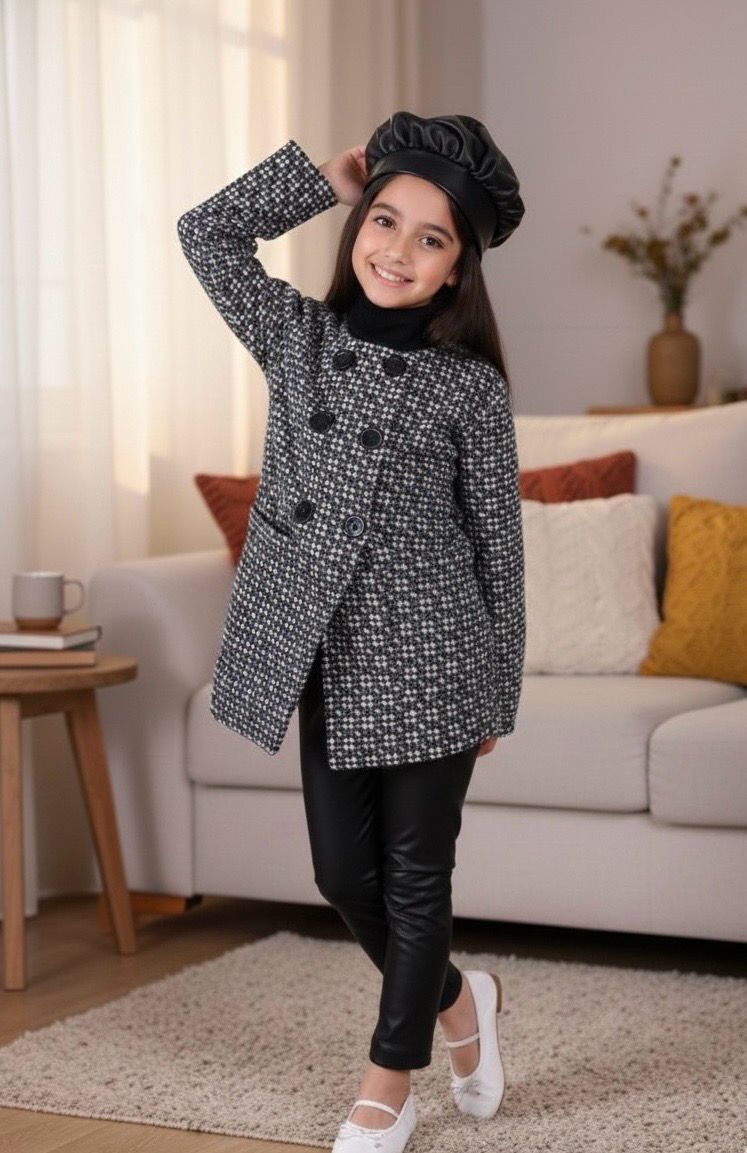 طقم بنات شتوي روعة من ٣ قطع