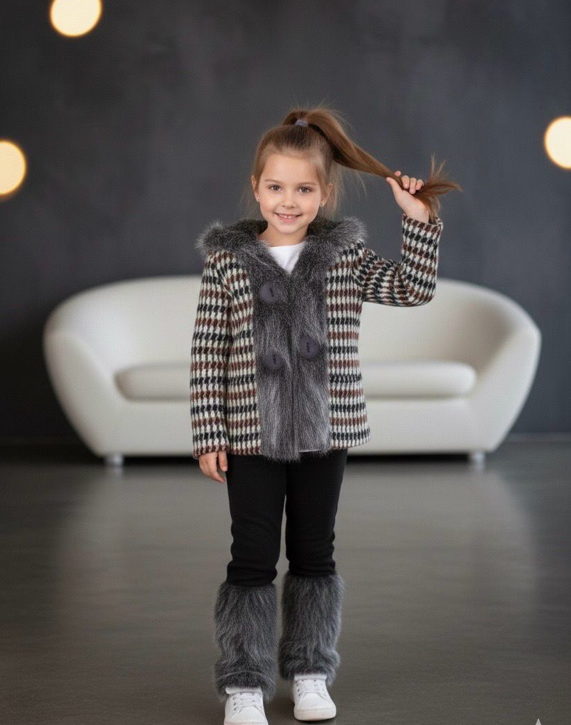 طقم بنات شتوي روعة من ٣ قطع