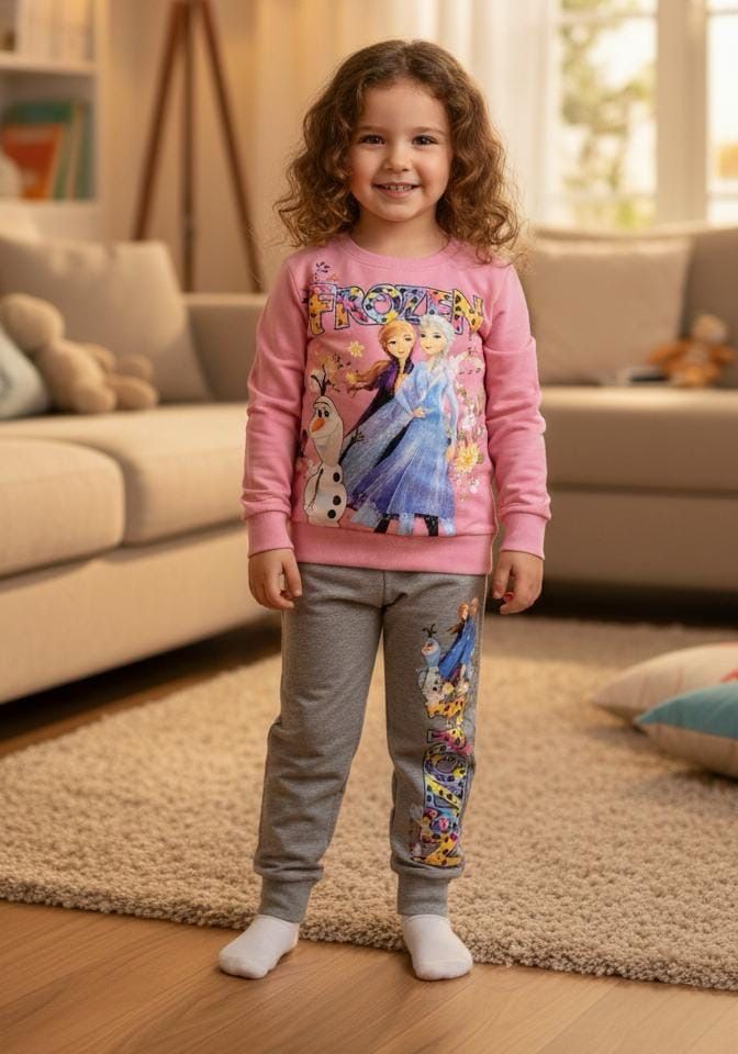 طقم بنات شتوي من ٢قطع قميص وبنطلون رووعة 🤩