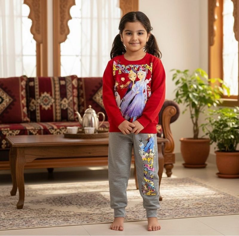 طقم بنات شتوي من ٢قطع قميص وبنطلون رووعة 🤩