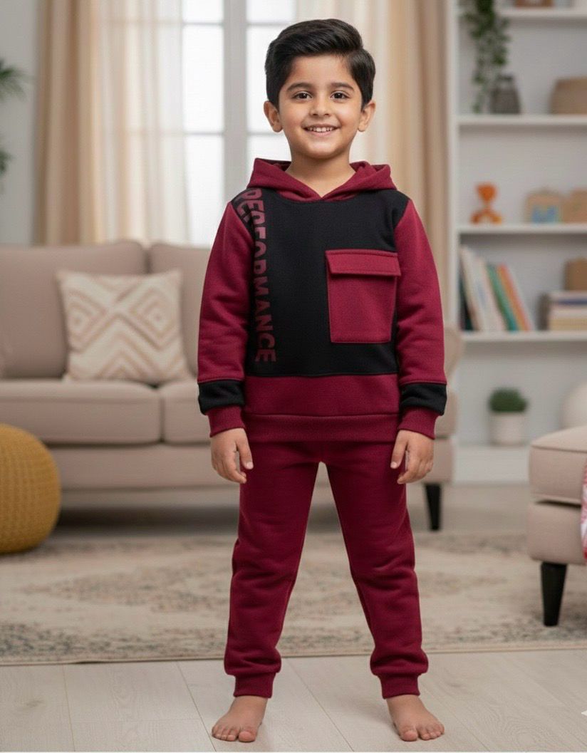 طقم شتوي من قطعتين قميص و بنطلون روعة