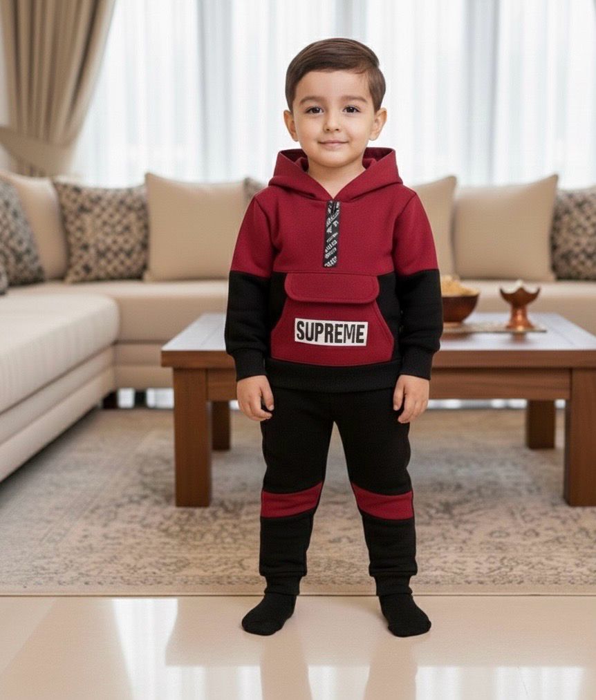 طقم شتوي من قطعتين قميص و بنطلون روعة