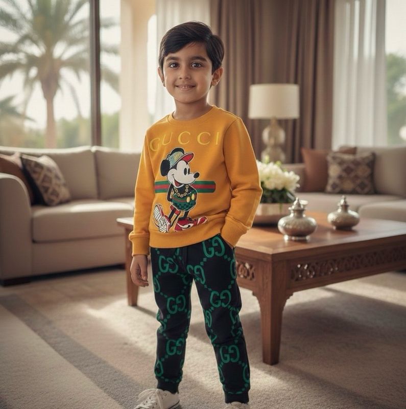 طقم أولاد شتوي روعة من قطعتين