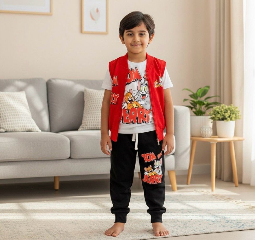 طقم توم وجيري مان من ٣ قطع