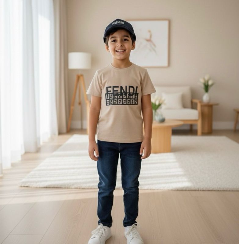 طقم اولاد روعة من شورت وقميص وكاب اختياري