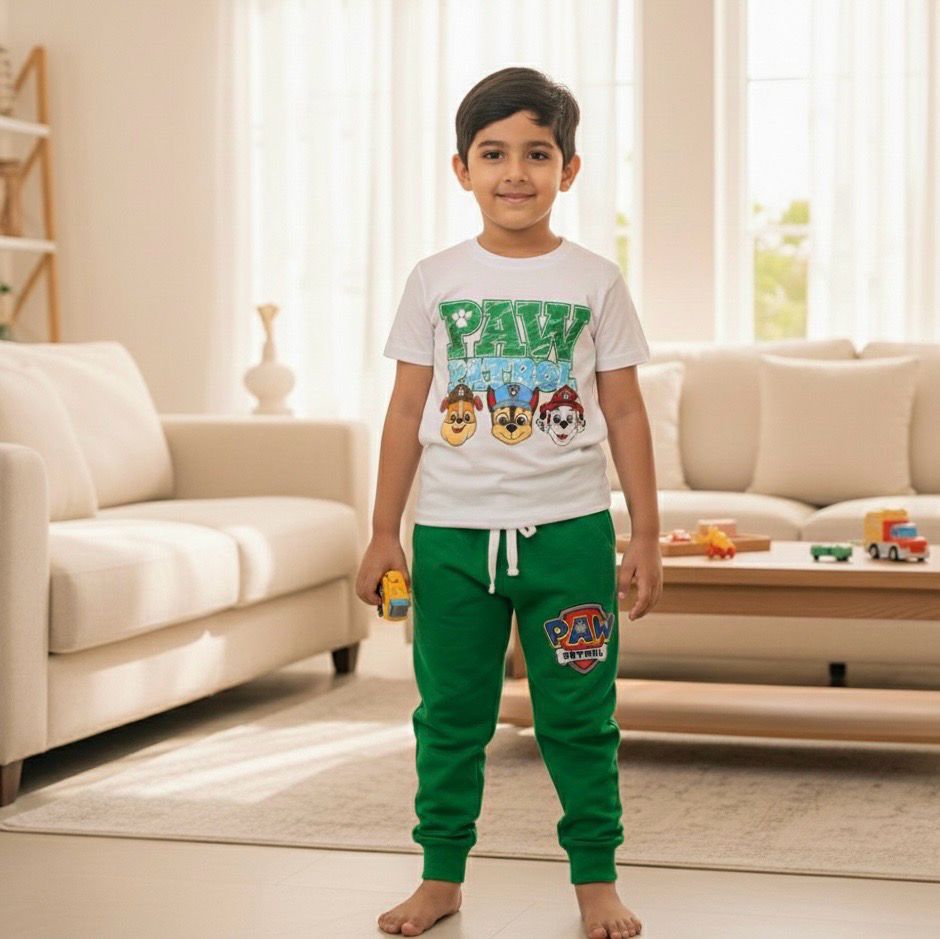 طقم ماركة روعة من ٢ قطع شورت وبنطلون