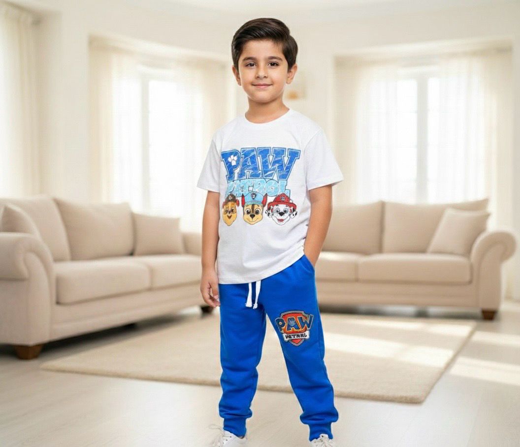 طقم ماركة روعة من ٢ قطع شورت وبنطلون