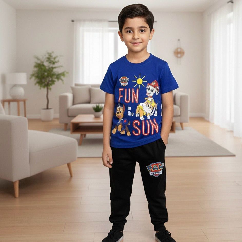 طقم ماركة روعة من ٢ قطع شورت وبنطلون