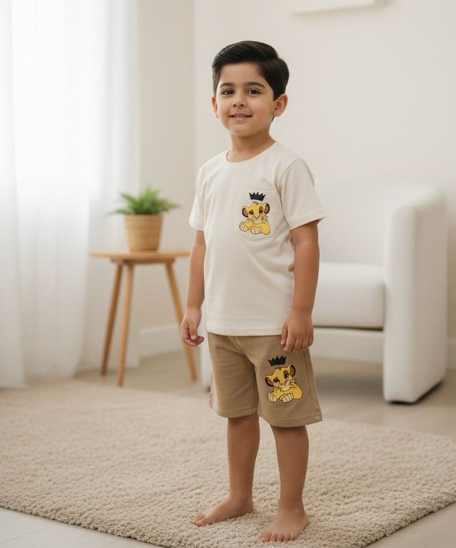 طقم أولاد روعة من قطعتين