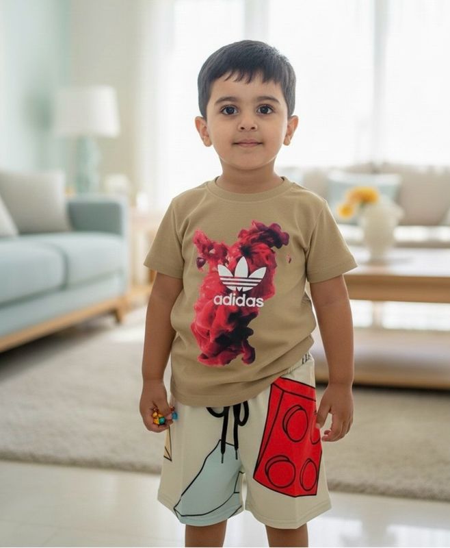 طقم اولاد روعة من شورت وقميص
