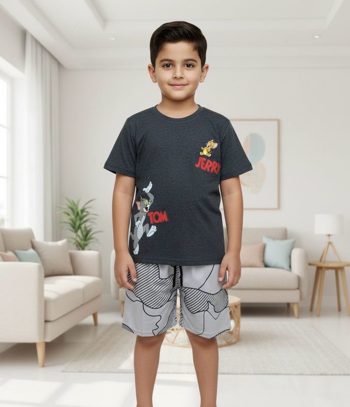 طقم اولاد روعة من شورت وقميص
