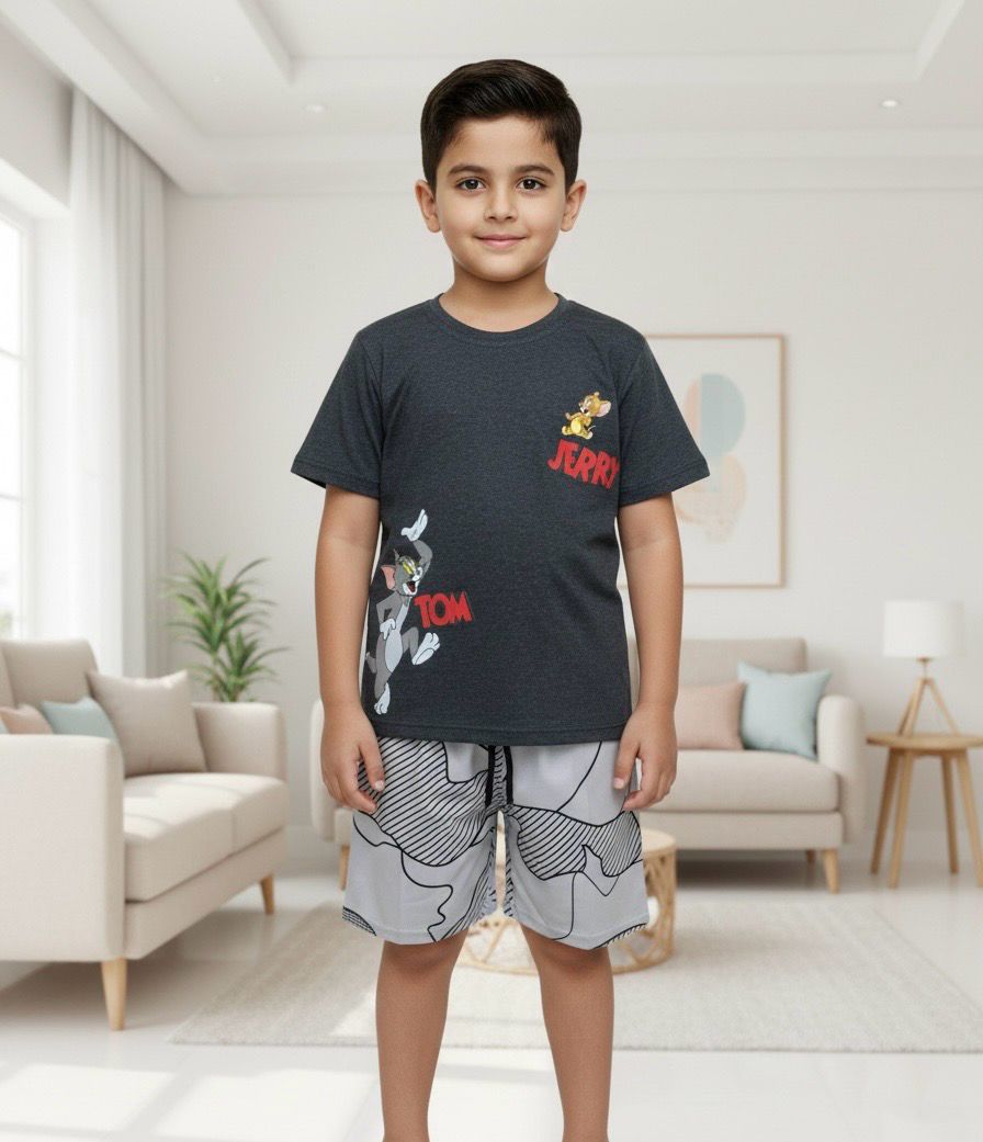 طقم اولاد روعة من شورت وقميص