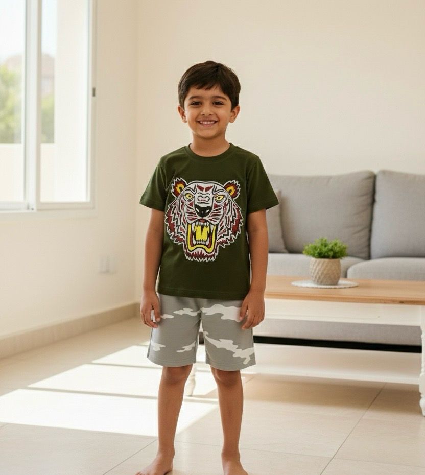 طقم اولاد روعة من شورت وقميص