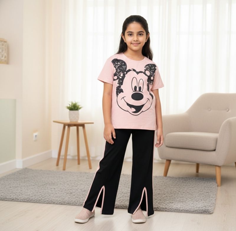 طقم بنات روعة من قطعتين  بنطلون وقميص روعة