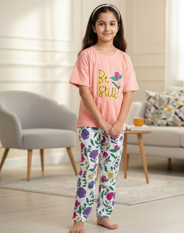 طقم بنات   قطن صيفي روعة