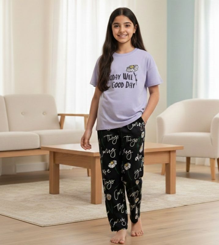 طقم بنات   قطن صيفي روعة