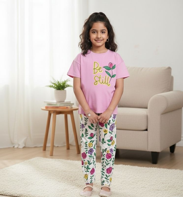 طقم بنات   قطن صيفي روعة