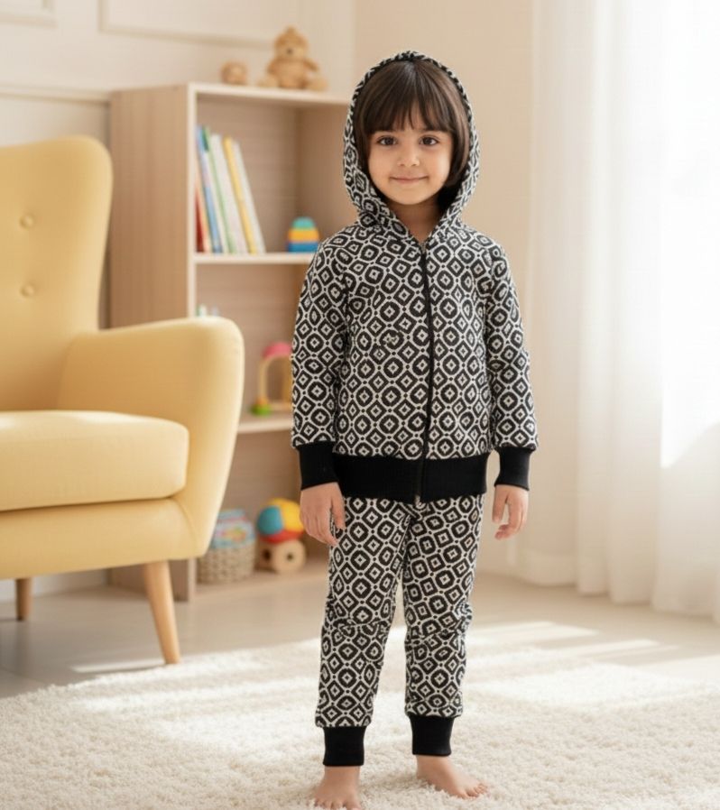 طقم بنات شتوي طباعة ديجتل روعة