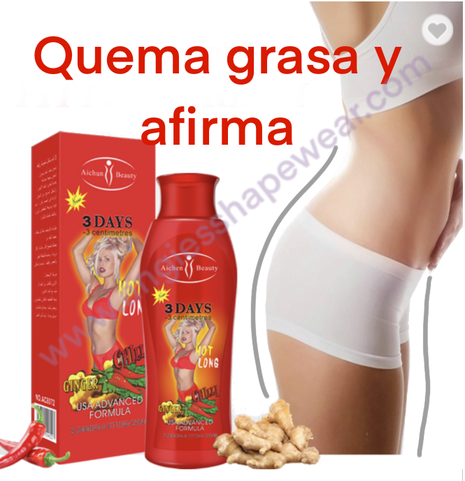 COMBO-Best chili and Ginger 3 day Slimming Cream & Waist Trainer or single item.