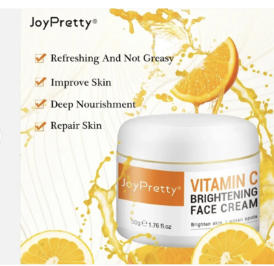 JoyPretty Moisturizer Anti-aging Whitening Plant Extracts Vitamin C Brightening Face Cream  For Men and Women