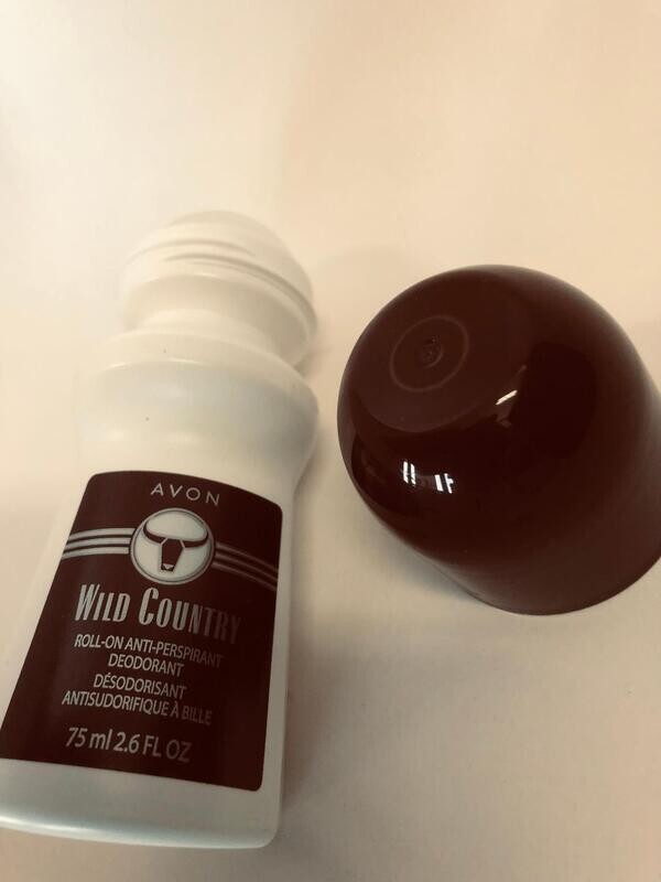 Avon - Wild Country Deodorant Roll-On for Men- Antiperspirant, Quick-Drying  - 3 PACK
