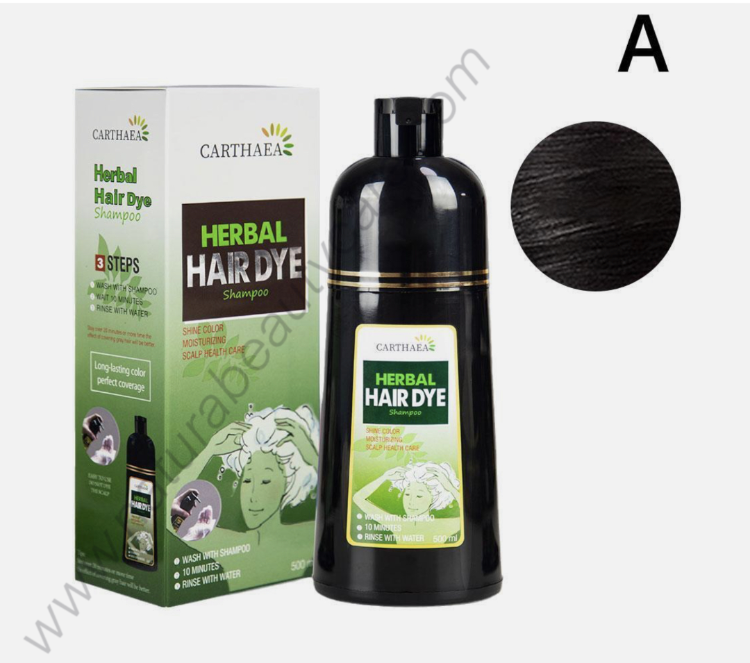 Carthaea Herbal Hair Dye 3 in 1  For Men and Women Plant Extract 500ml