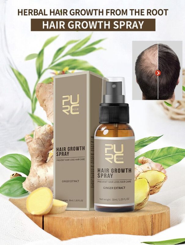 PURC Hair Growth  Ginger Extract Spray