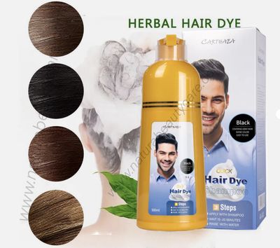 Carthaea Herbal Hair Dye For Men And Women-Plant Extract 500ml Available in Black, Dark Brown, Coffee & Chestnut Carthaea Herbal Hair Dye For Men And Women-Plant Extract 500ml Available in Black, Dark Brown, Coffee & Chestnut